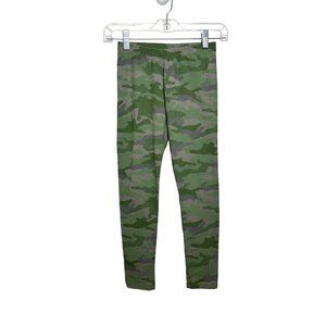Cat & Jack Girls’ Camouflage Leggings L (10/12) Green Grey Cotton/Spandex